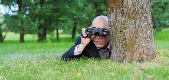 Guys spying on Guys With